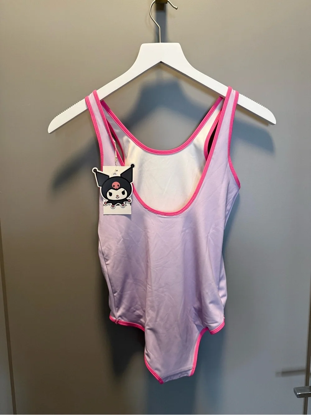 Zara Kids Lavender and Pink Kuromi One-Piece Swimsuit